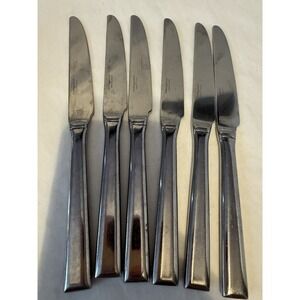 ADDISON Reed & Barton 6 Dinner Knives‎ Stainless Everyday Flatware China